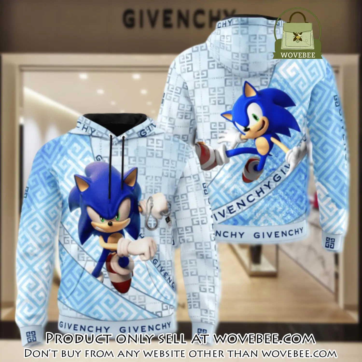 Givenchy sonic unisex hoodie luxury brand gifts  jh1860 wvb5806548